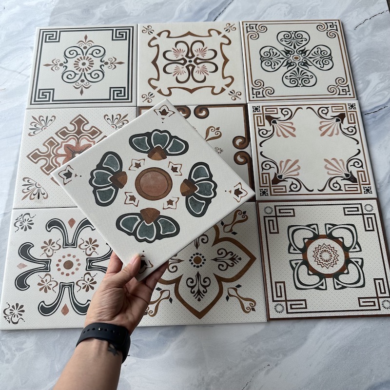 Gạch bông men mix 200x200mm DC252