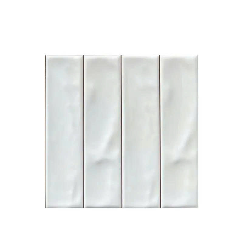 Gạch thẻ 75x300mm trắng bóng lượn mã 0010-2