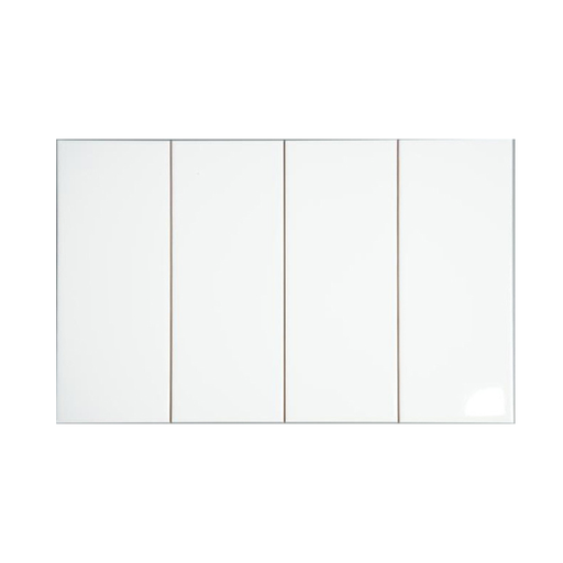 [(STA10250/CIC0410P)] Gạch thẻ trang trí trắng bóng phẳng 100x250mm STA10250